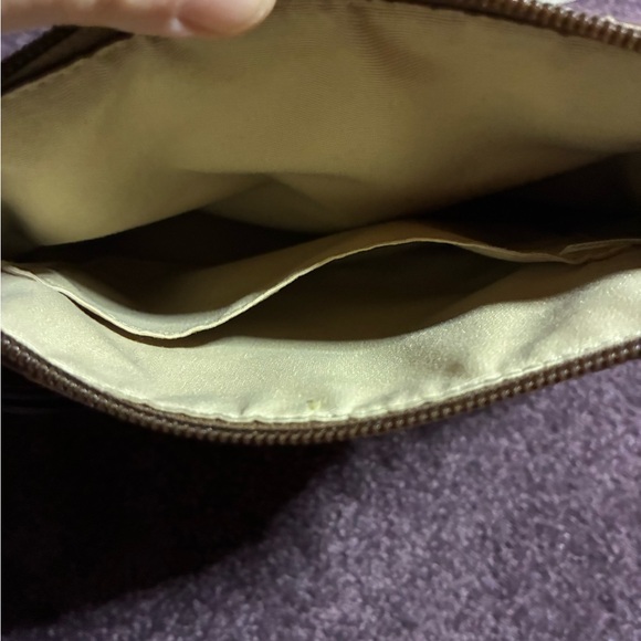 Signature C Coach Crossbody Bag - Brown and Purple RARE Zipper Adjustable - Picture 5 of 6